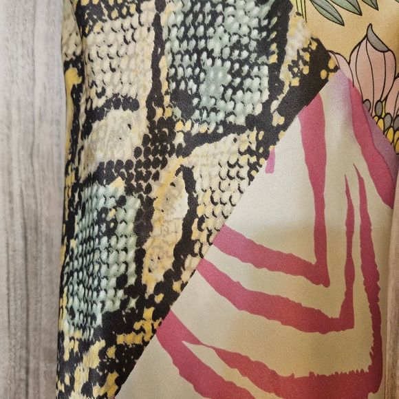 Mary L Couture Silk Zebra Print Dress - Picture 10 of 16